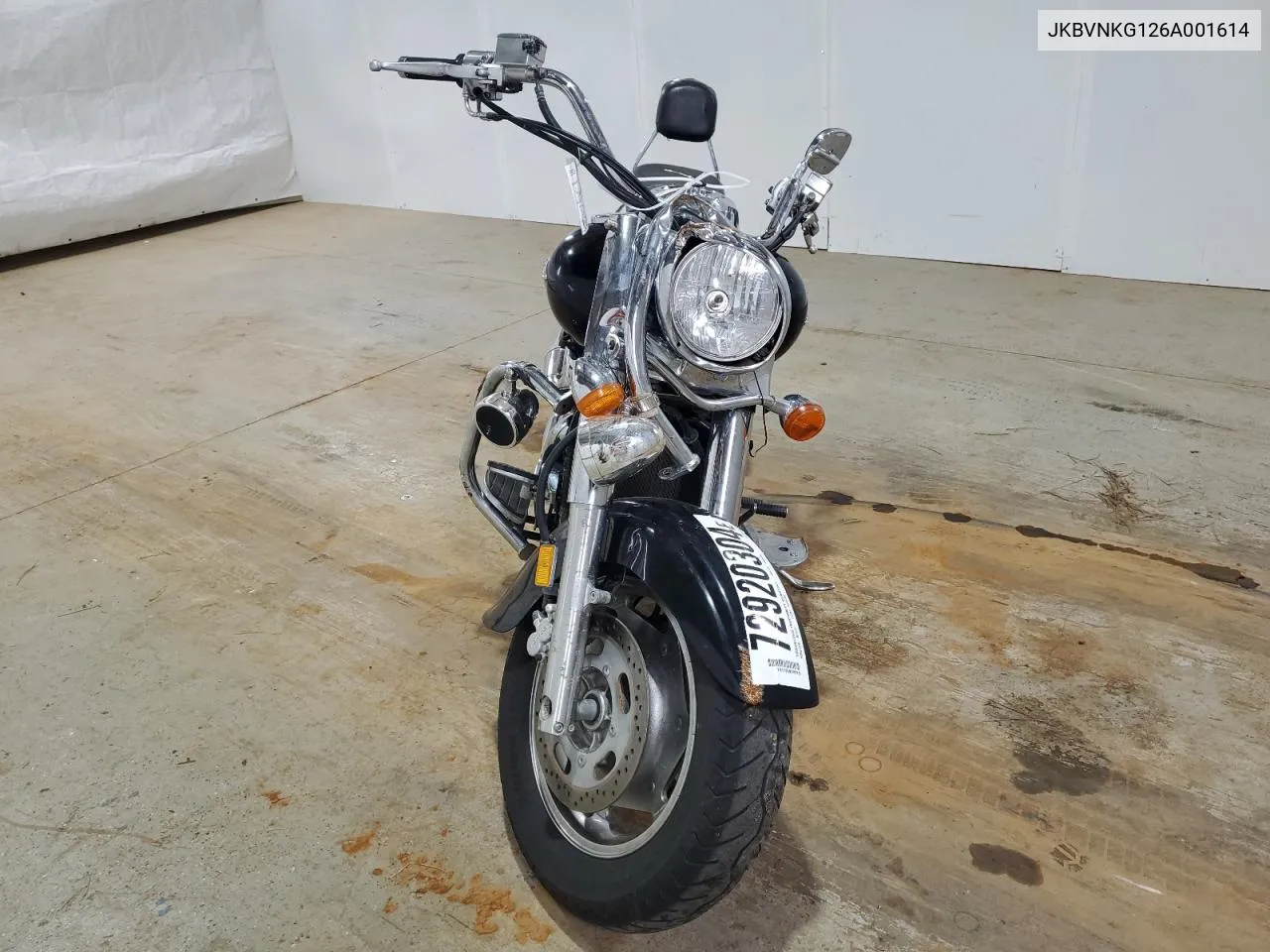 2006 Kawasaki Vn1600 G VIN: JKBVNKG126A001614 Lot: 72920304