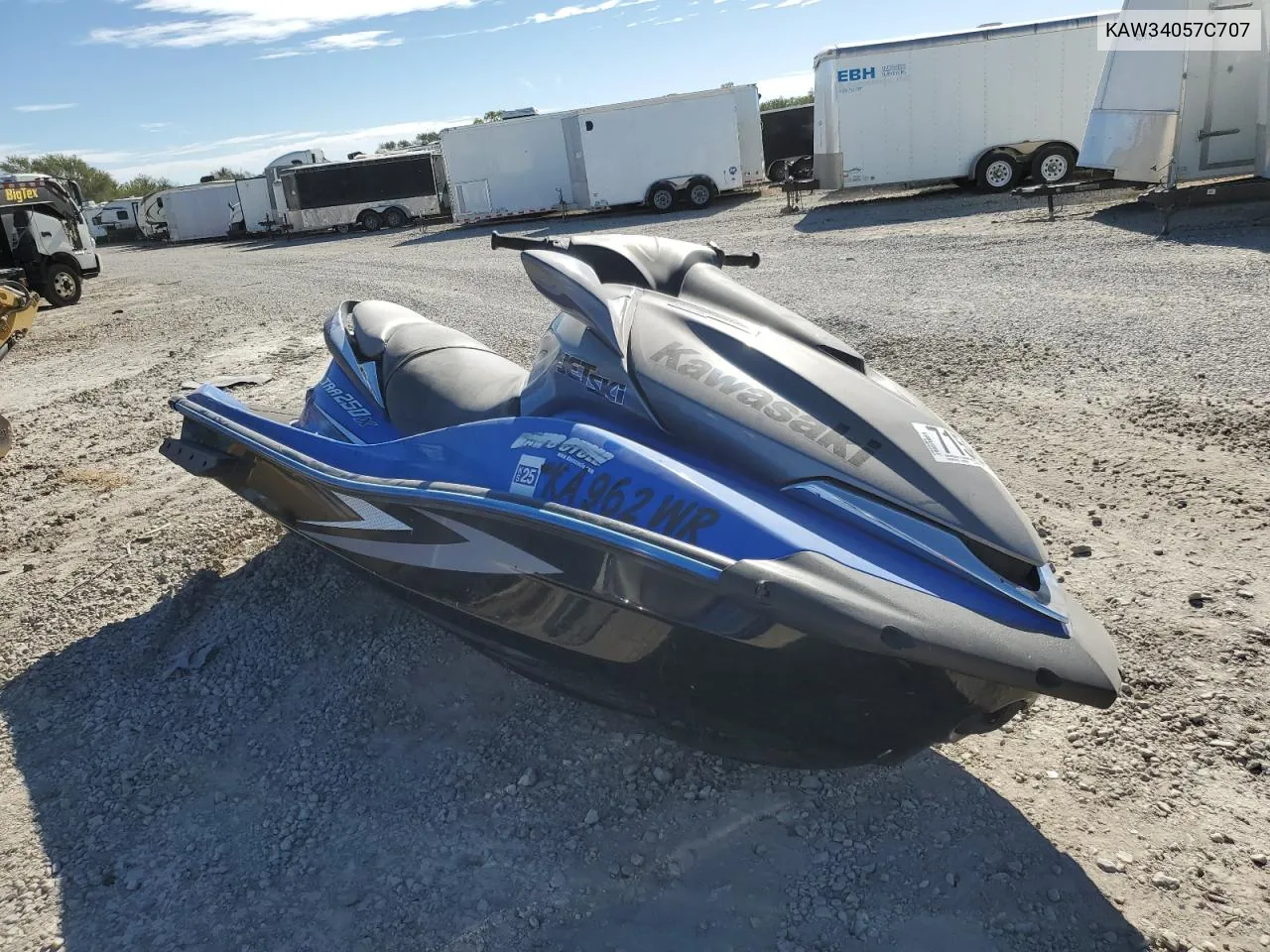 2007 Kawasaki Jet Ski VIN: KAW34057C707 Lot: 71584733