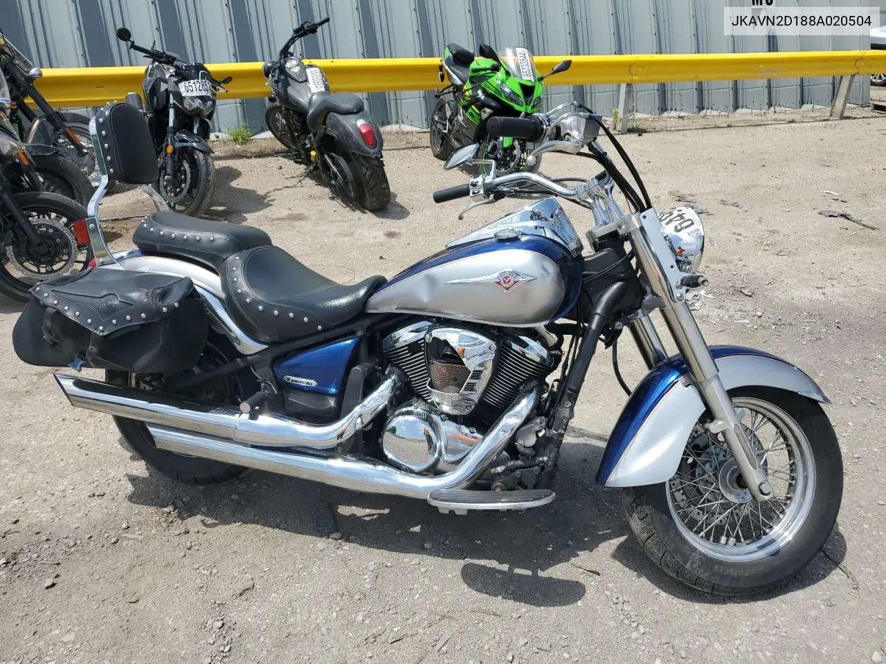 2008 Kawasaki Vn900 D VIN: JKAVN2D188A020504 Lot: 64966834