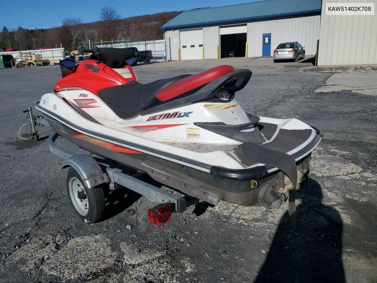 2008 Kawasaki Jetski VIN: KAW51402K708 Lot: 79340084