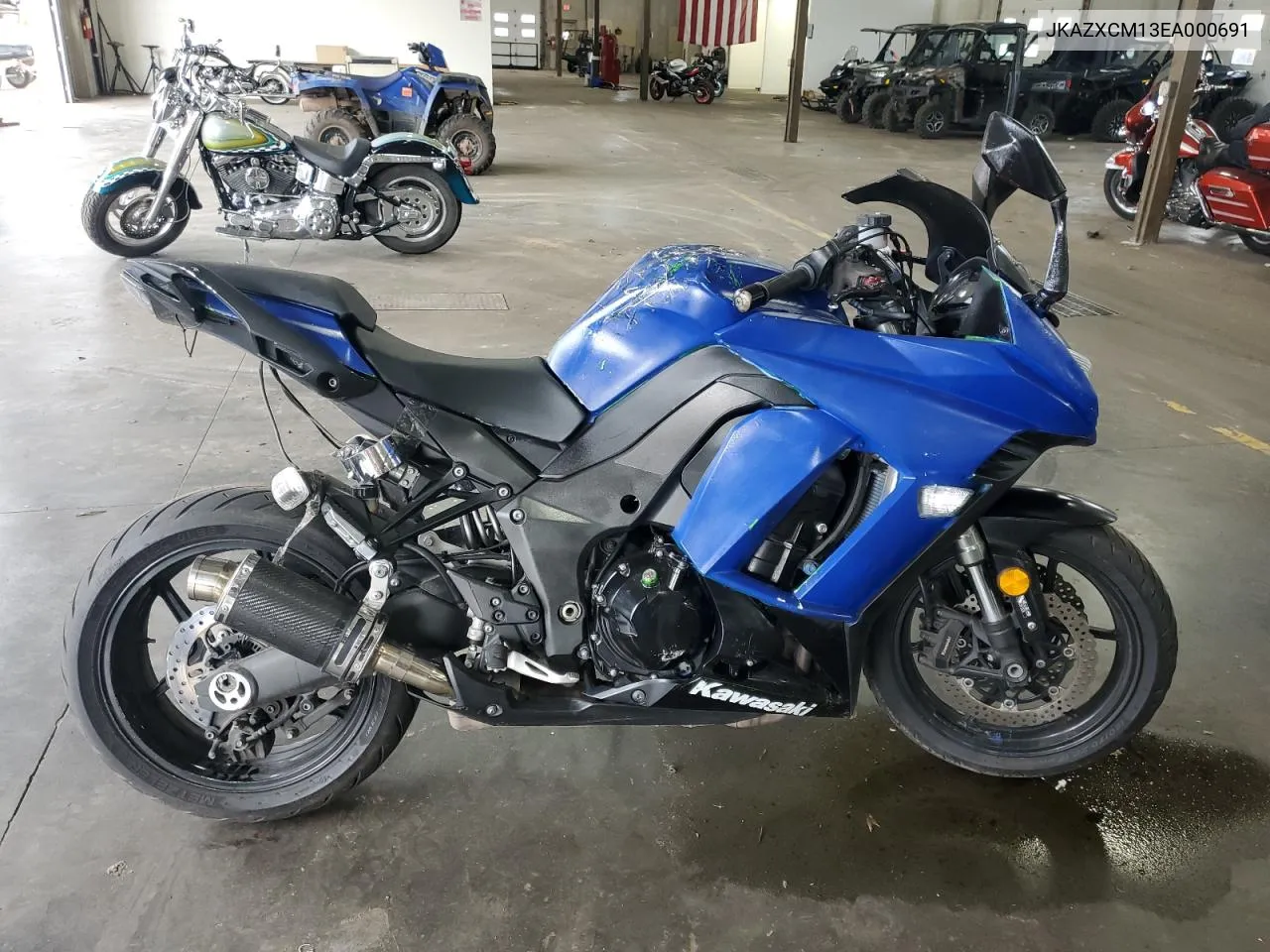 2014 Kawasaki Zx1000 M VIN: JKAZXCM13EA000691 Lot: 68508104