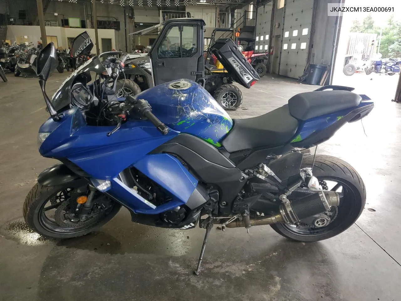 2014 Kawasaki Zx1000 M VIN: JKAZXCM13EA000691 Lot: 68508104