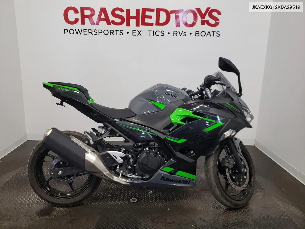 2019 Kawasaki Ex400 VIN: JKAEXKG12KDA29519 Lot: 74977144