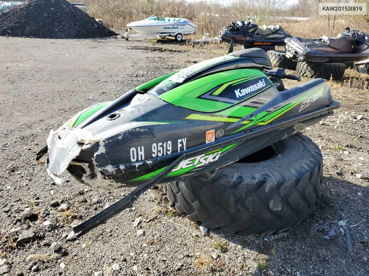 2019 Kawasaki Jet Ski VIN: KAW20153I819 Lot: 78508494