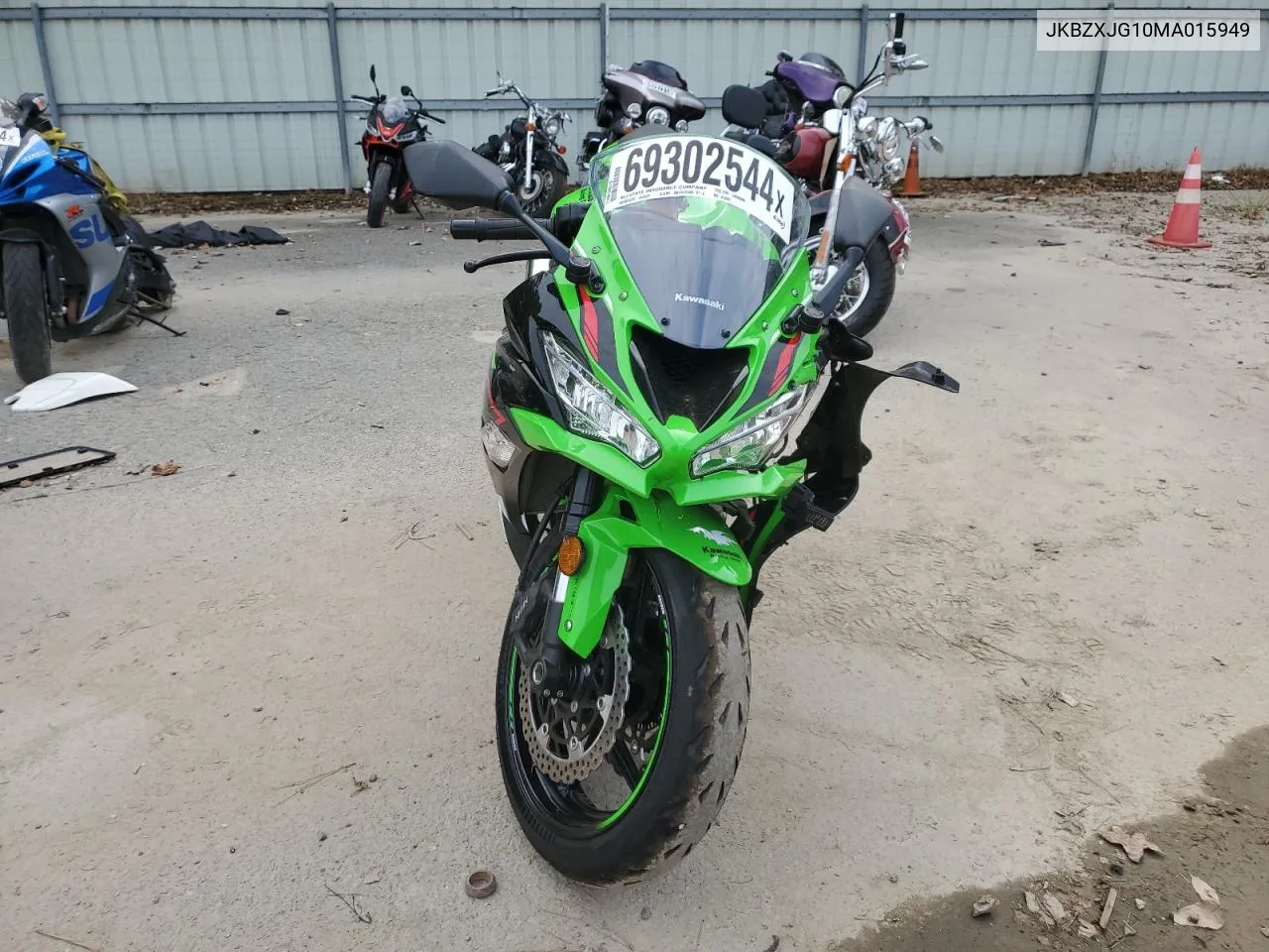 JKBZXJG10MA015949 2021 Kawasaki Zx636 K