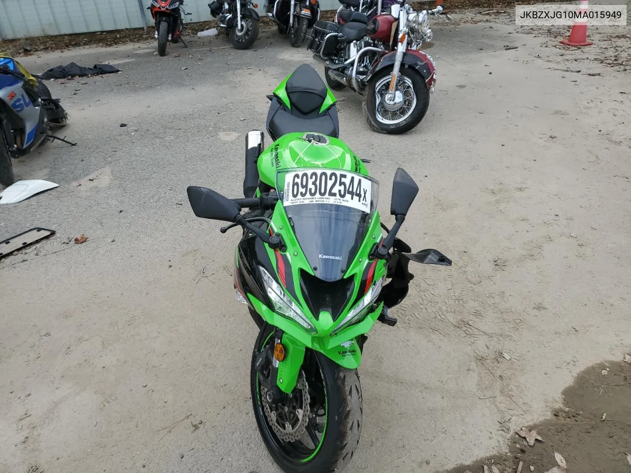 JKBZXJG10MA015949 2021 Kawasaki Zx636 K