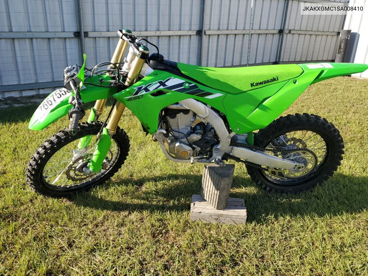 2025 Kawasaki Kx450 M VIN: JKAKXGMC1SA008410 Lot: 76675534