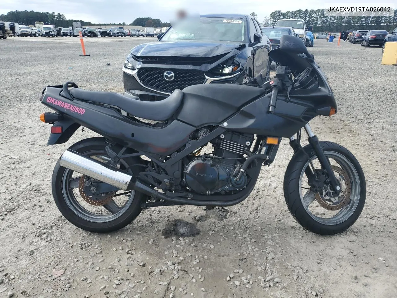 1996 Kawasaki Ex500 D VIN: JKAEXVD19TA026042 Lot: 78222544