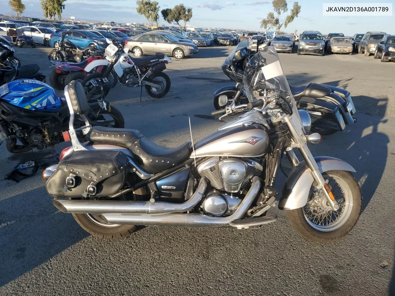 2006 Kawasaki Vn900 D VIN: JKAVN2D136A001789 Lot: 78549454