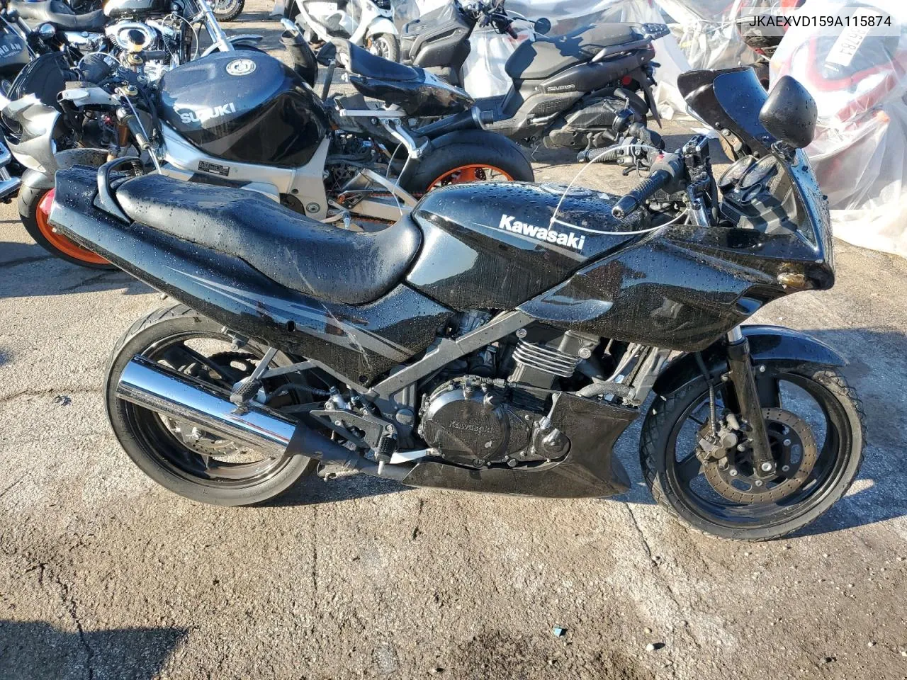 2009 Kawasaki Ex500 D VIN: JKAEXVD159A115874 Lot: 67093684