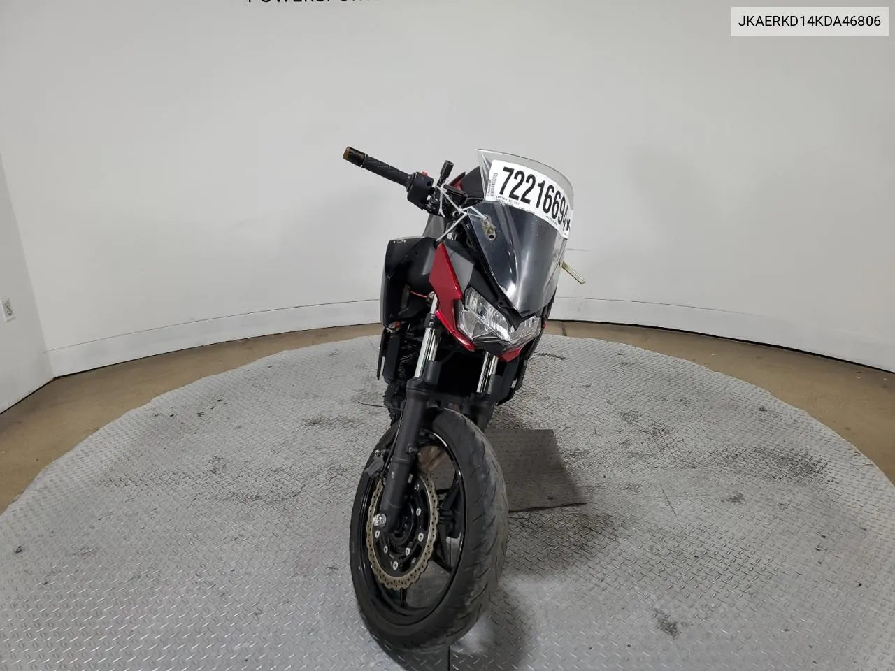 2019 Kawasaki Er400 D VIN: JKAERKD14KDA46806 Lot: 72216694