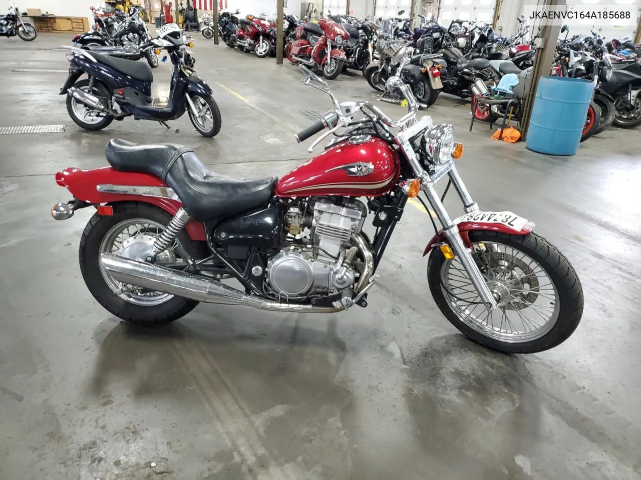 2004 Kawasaki En500 C VIN: JKAENVC164A185688 Lot: 78744284