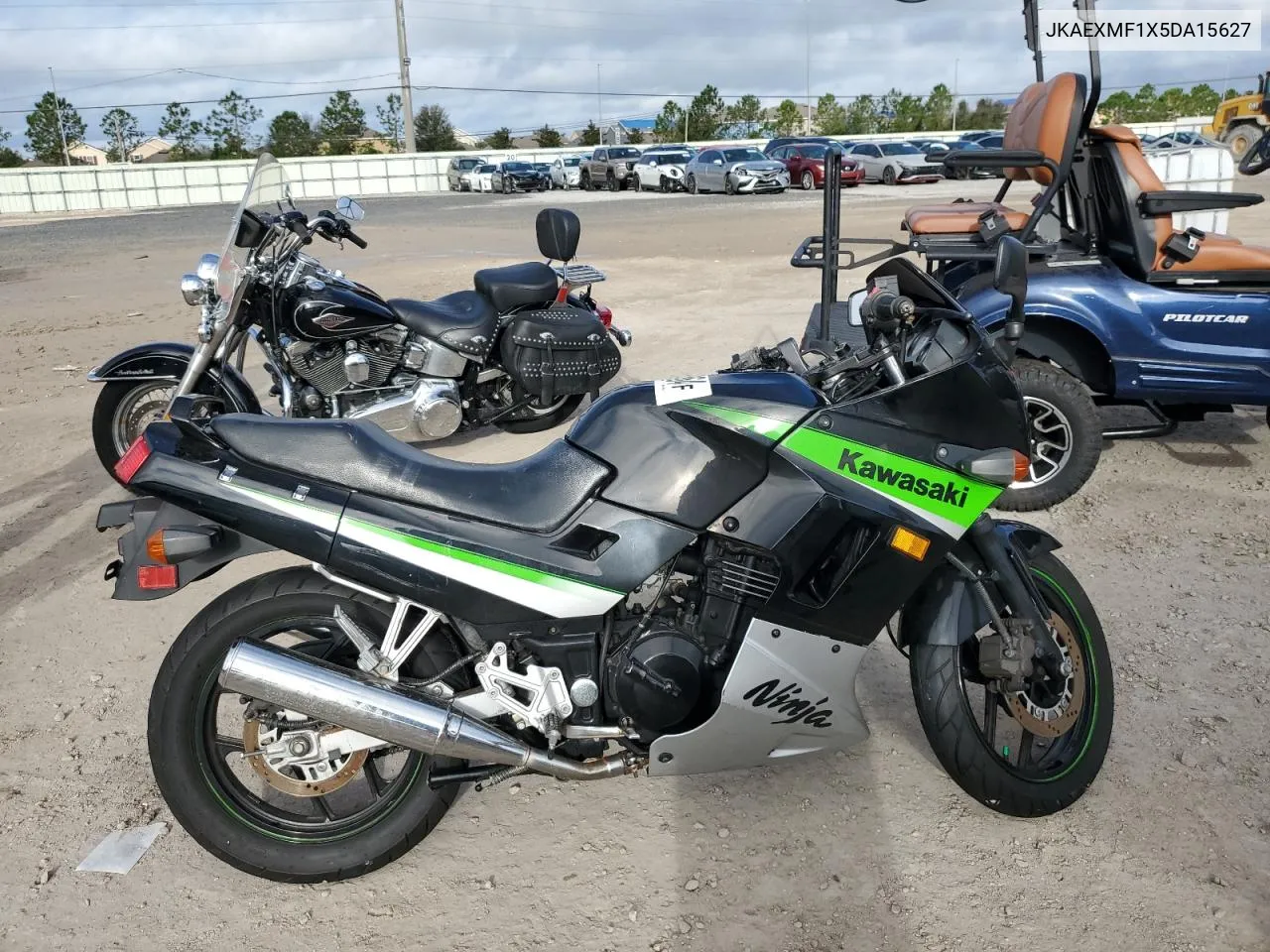 2005 Kawasaki Ex250 F VIN: JKAEXMF1X5DA15627 Lot: 77601364