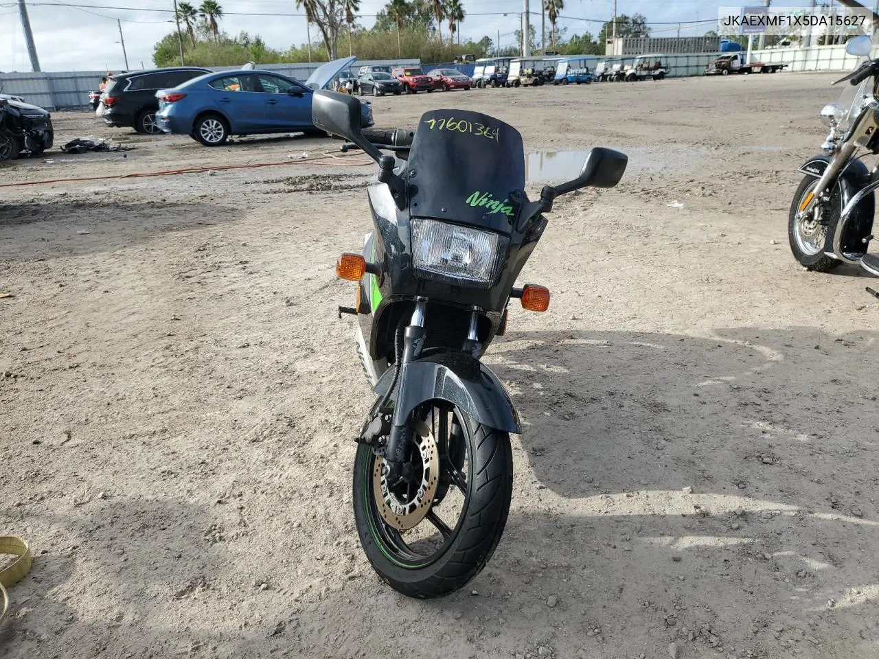 2005 Kawasaki Ex250 F VIN: JKAEXMF1X5DA15627 Lot: 77601364