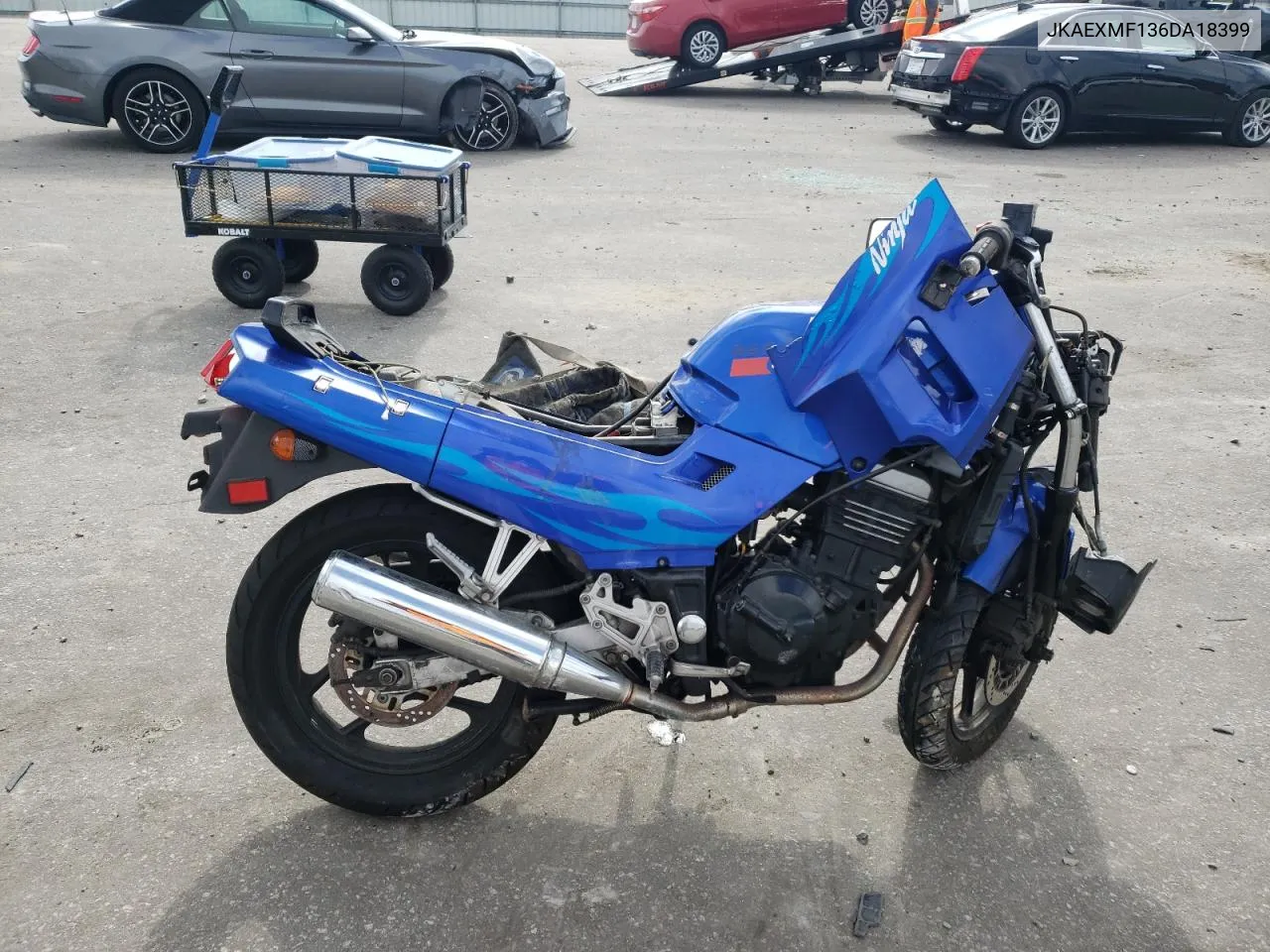 2006 Kawasaki Ex250 F VIN: JKAEXMF136DA18399 Lot: 73032564