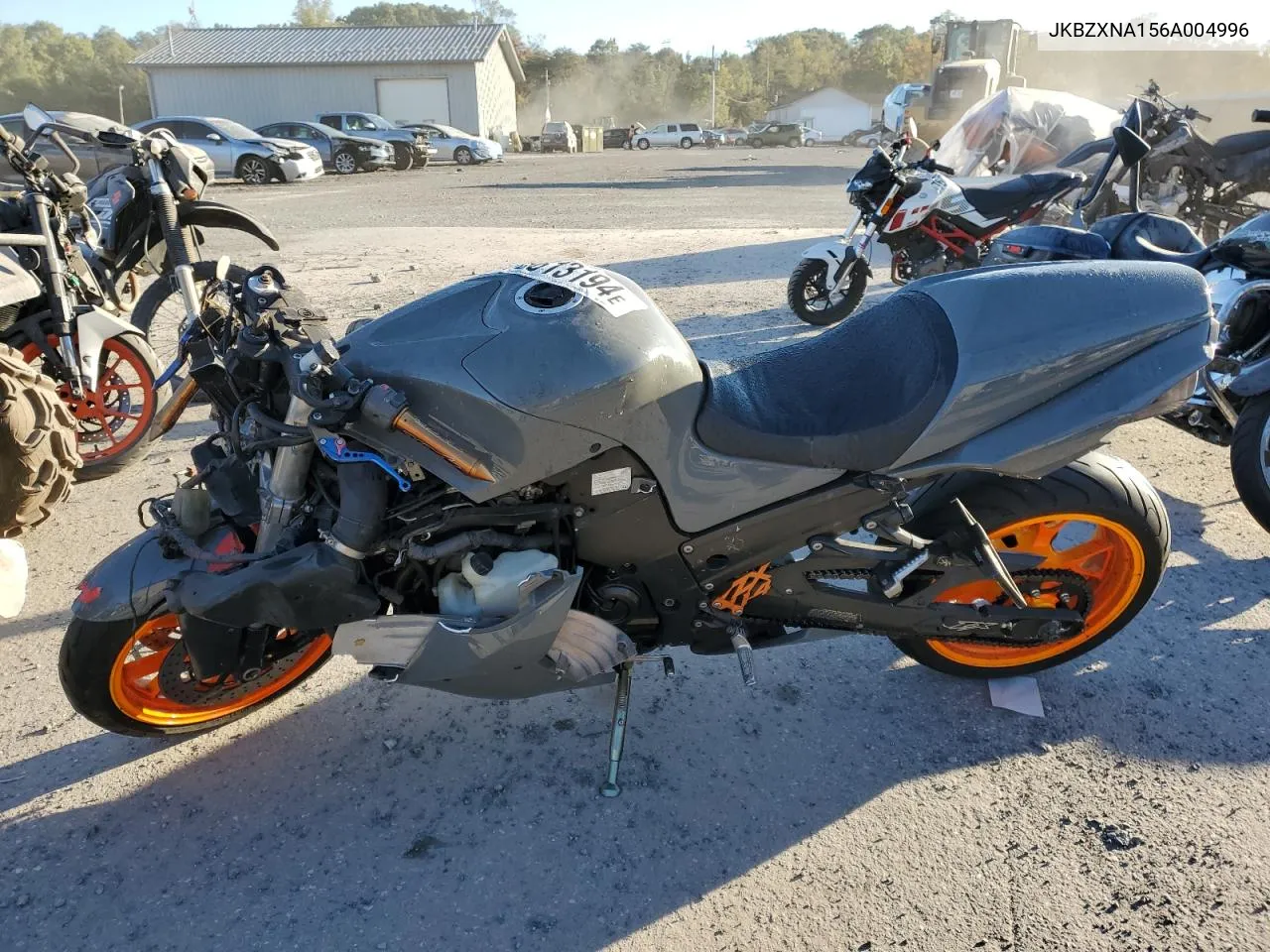 2006 Kawasaki Zx1400 A VIN: JKBZXNA156A004996 Lot: 76613194