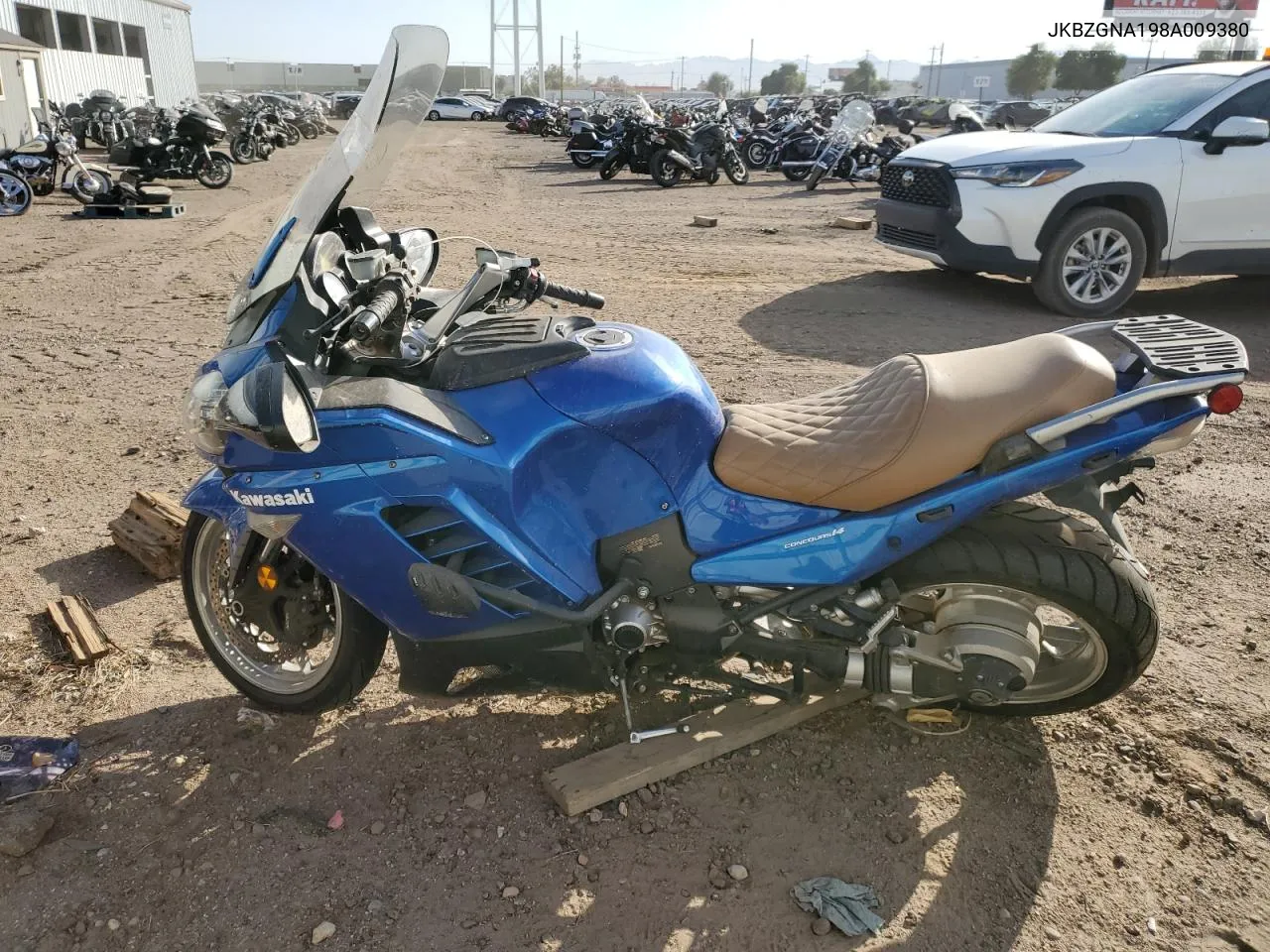 2008 Kawasaki Zg1400 A VIN: JKBZGNA198A009380 Lot: 76968634