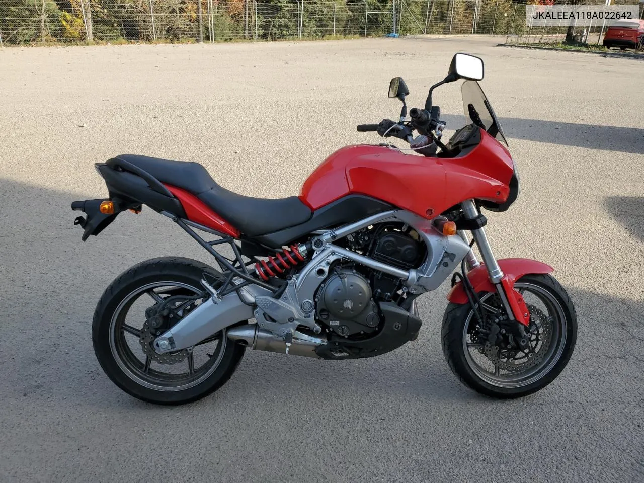 2008 Kawasaki Kle650 A VIN: JKALEEA118A022642 Lot: 77813864