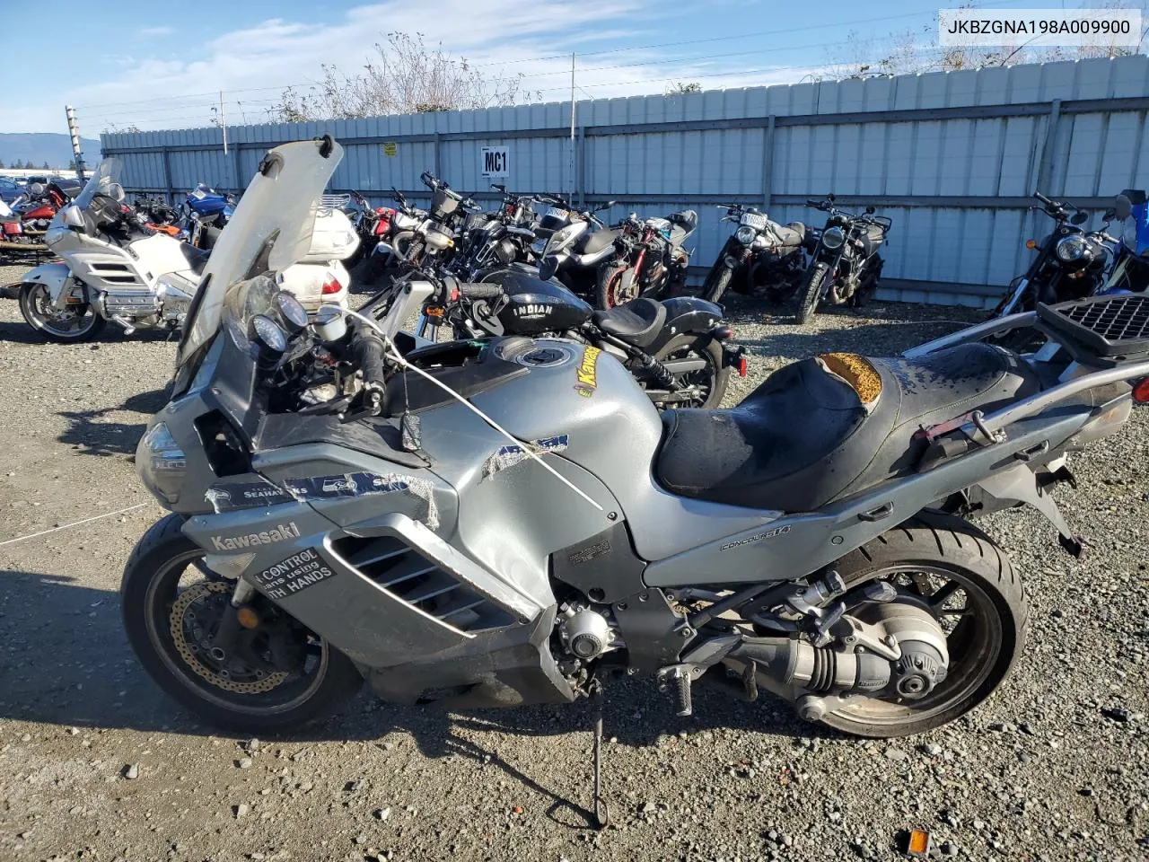 2008 Kawasaki Zg1400 A VIN: JKBZGNA198A009900 Lot: 78889314