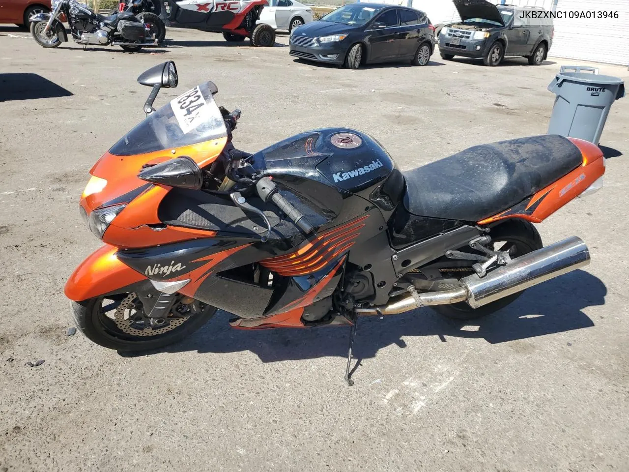 2009 Kawasaki Zx1400 C VIN: JKBZXNC109A013946 Lot: 73577834