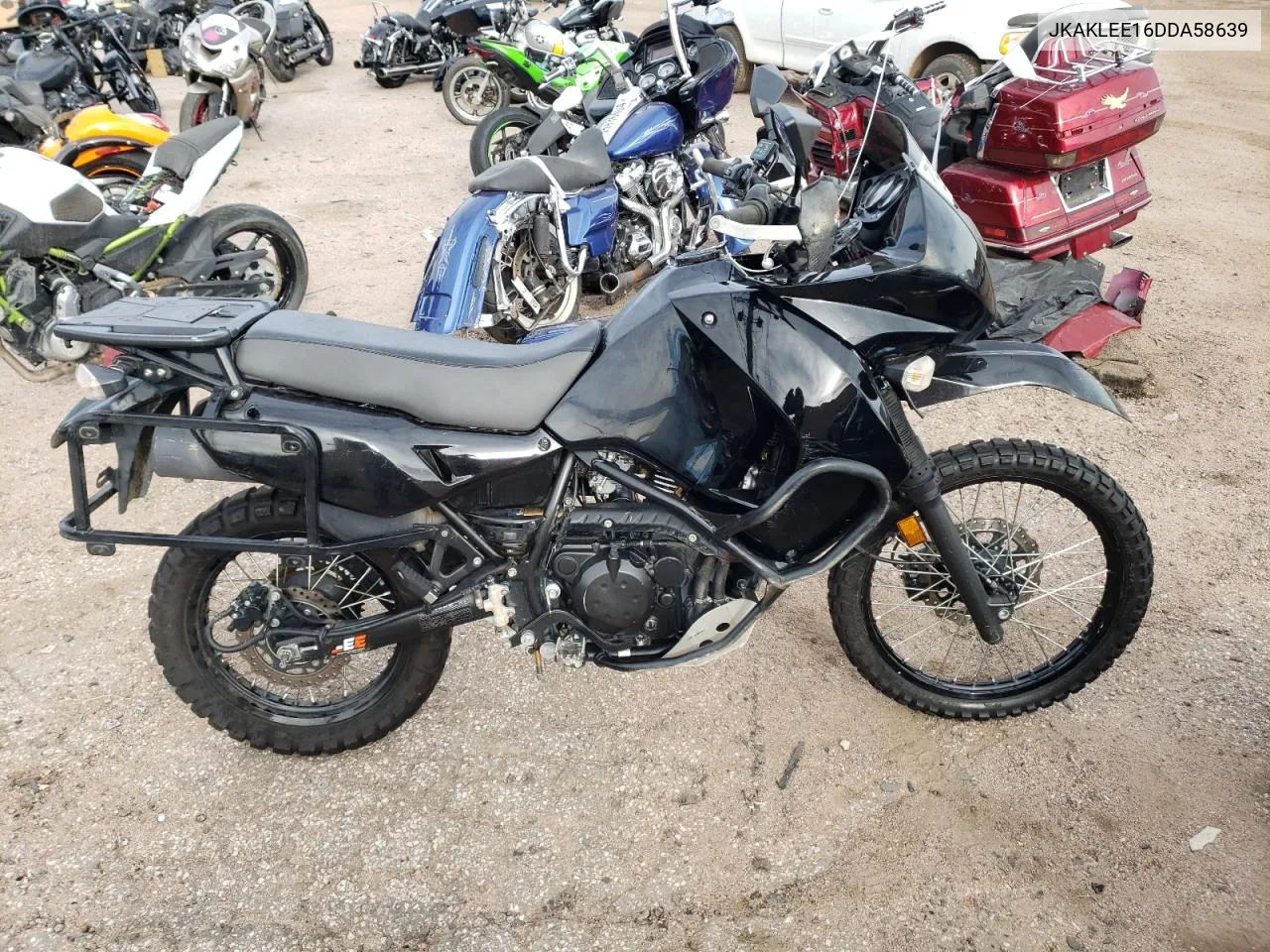 2013 Kawasaki Kl650 E VIN: JKAKLEE16DDA58639 Lot: 79243734