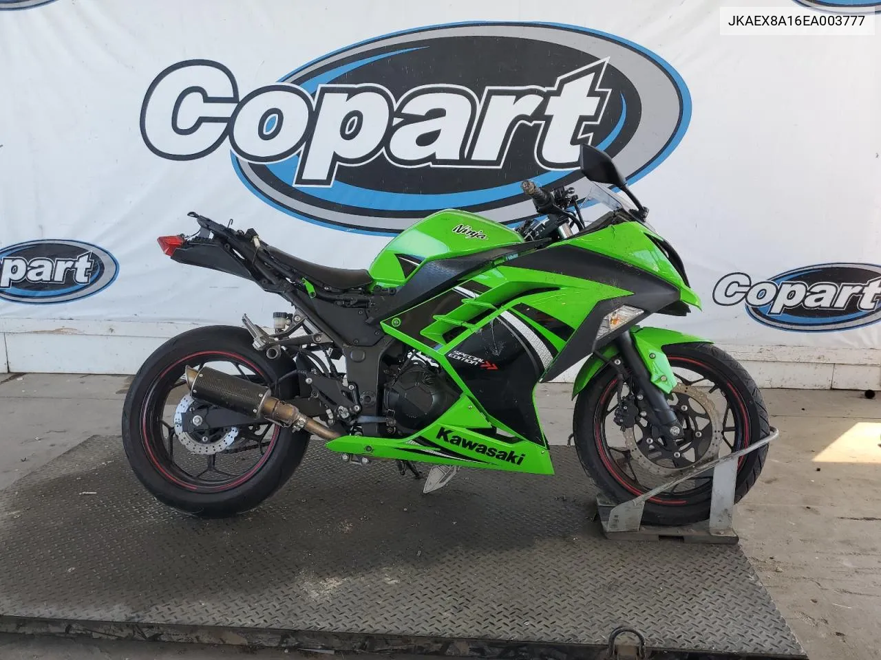 2014 Kawasaki Ex300 A VIN: JKAEX8A16EA003777 Lot: 71607884