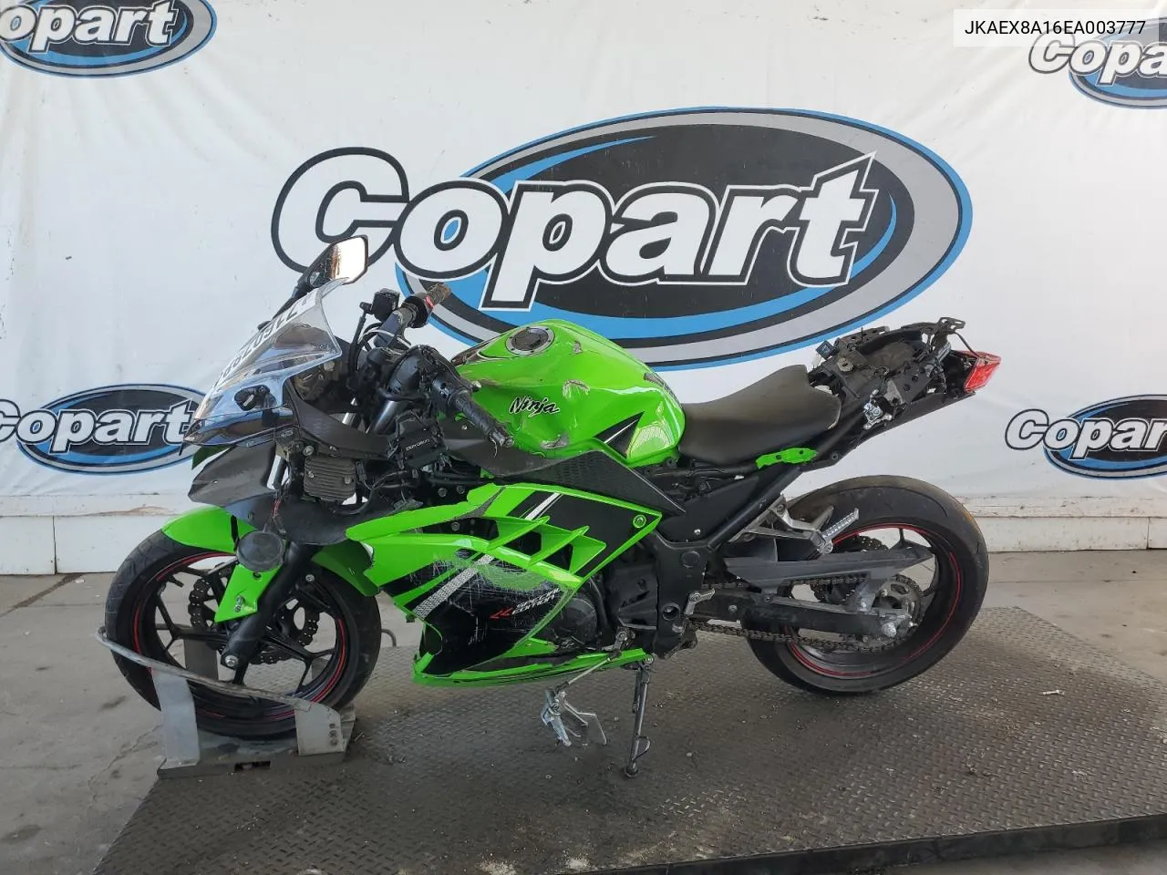 2014 Kawasaki Ex300 A VIN: JKAEX8A16EA003777 Lot: 71607884