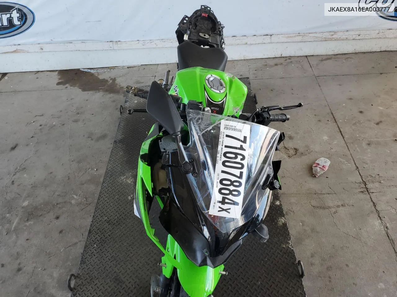 2014 Kawasaki Ex300 A VIN: JKAEX8A16EA003777 Lot: 71607884