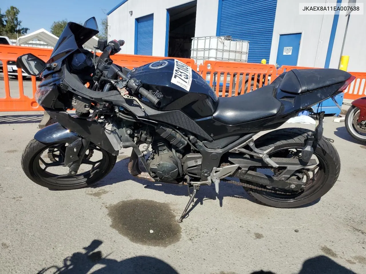 2014 Kawasaki Ex300 A VIN: JKAEX8A11EA007638 Lot: 75310974