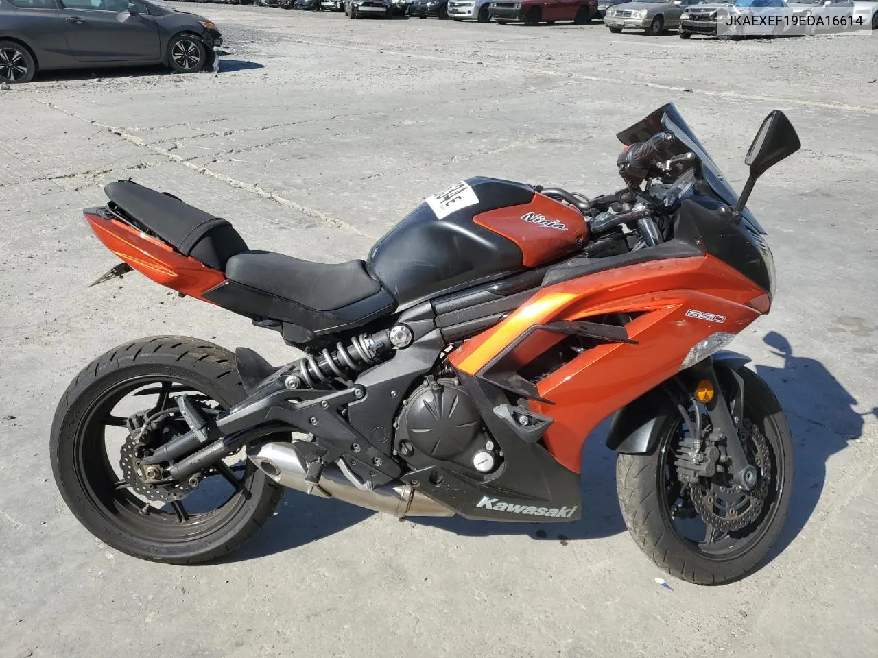 2014 Kawasaki Ex650 F VIN: JKAEXEF19EDA16614 Lot: 75730634