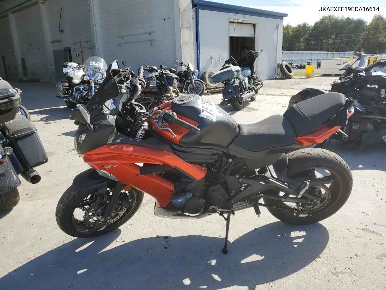 2014 Kawasaki Ex650 F VIN: JKAEXEF19EDA16614 Lot: 75730634