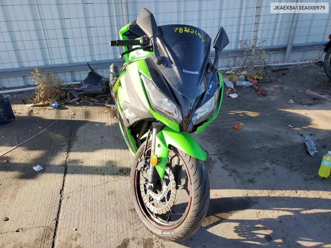 2014 Kawasaki Ex300 A VIN: JKAEX8A13EA000979 Lot: 78426464