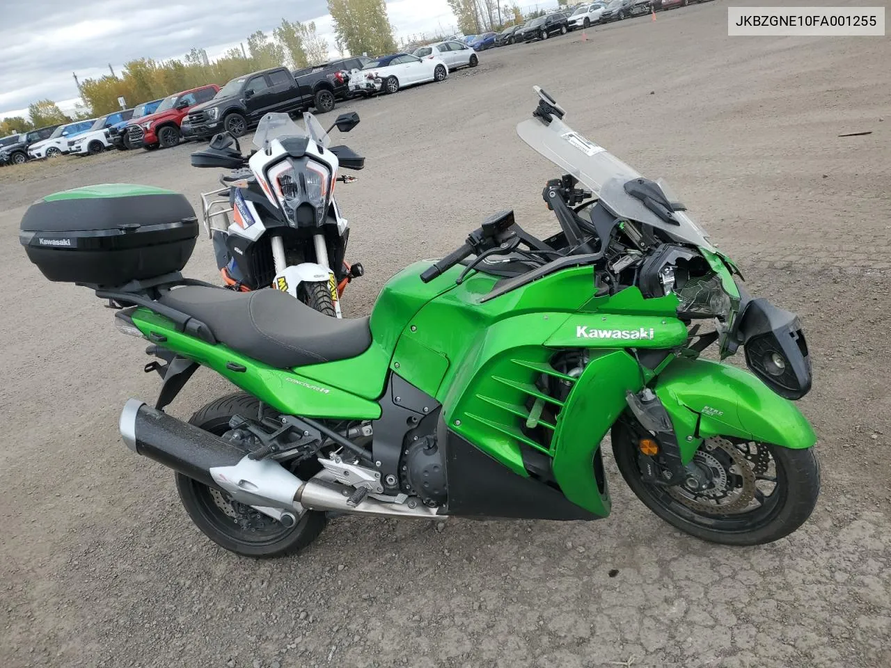 2015 Kawasaki Zg1400 E VIN: JKBZGNE10FA001255 Lot: 74895324