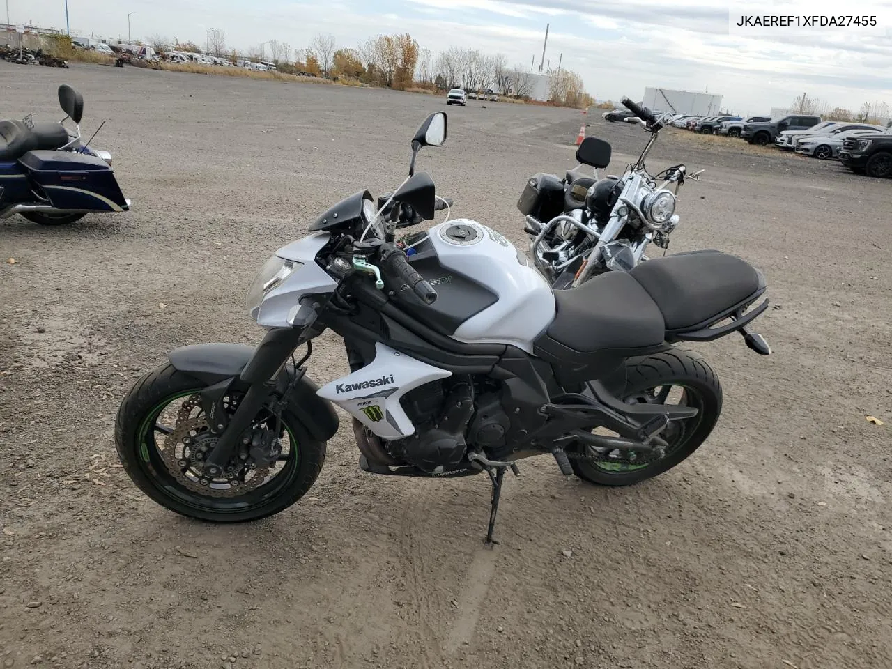 2015 Kawasaki Er650 F VIN: JKAEREF1XFDA27455 Lot: 76086634