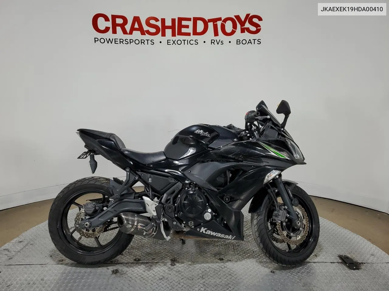 2017 Kawasaki Ex650 F VIN: JKAEXEK19HDA00410 Lot: 70385284