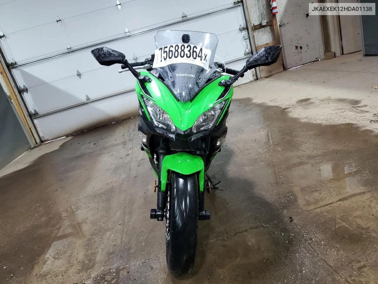 2017 Kawasaki Ex650 F VIN: JKAEXEK12HDA01138 Lot: 75688364