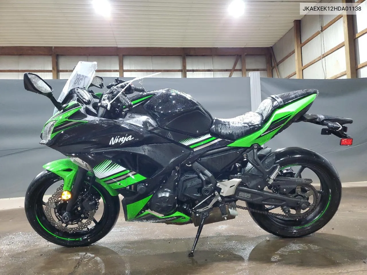 2017 Kawasaki Ex650 F VIN: JKAEXEK12HDA01138 Lot: 75688364