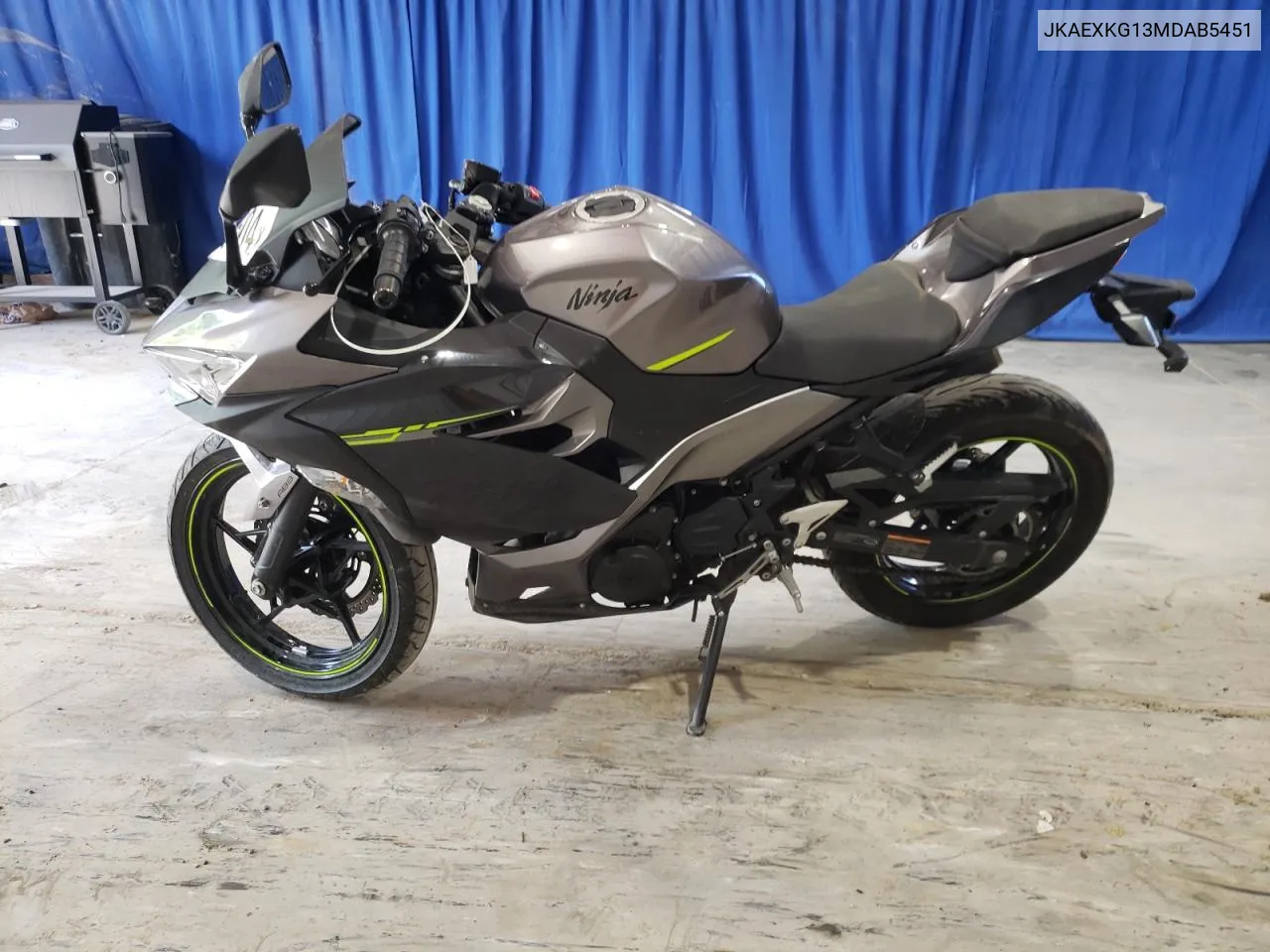 2021 Kawasaki Ex400 VIN: JKAEXKG13MDAB5451 Lot: 57047604