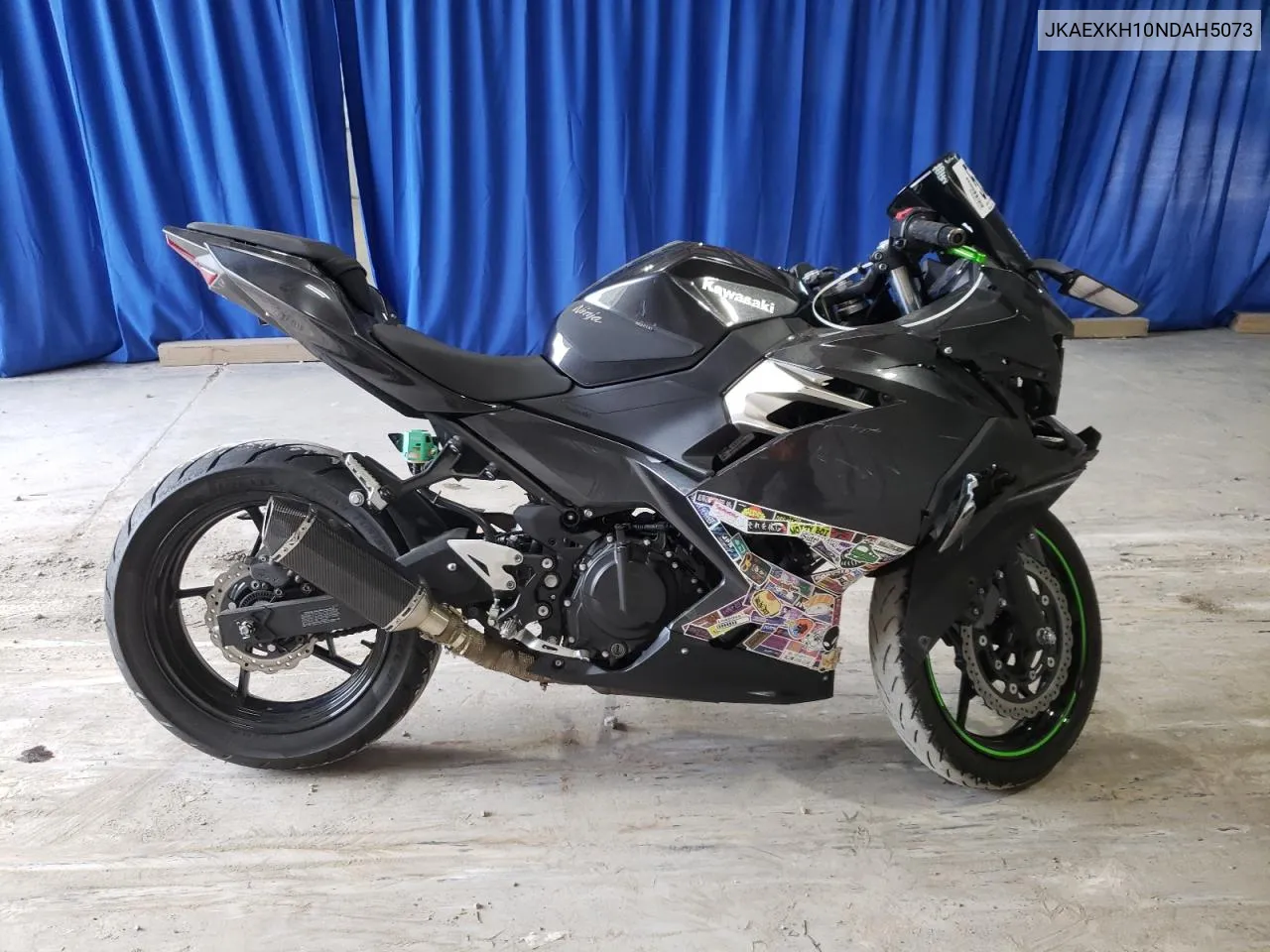 2022 Kawasaki Ex400 VIN: JKAEXKH10NDAH5073 Lot: 53713664