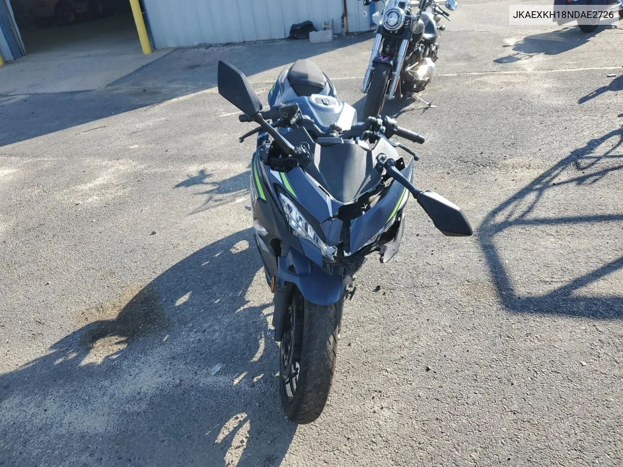 2022 Kawasaki Ex400 VIN: JKAEXKH18NDAE2726 Lot: 69866834