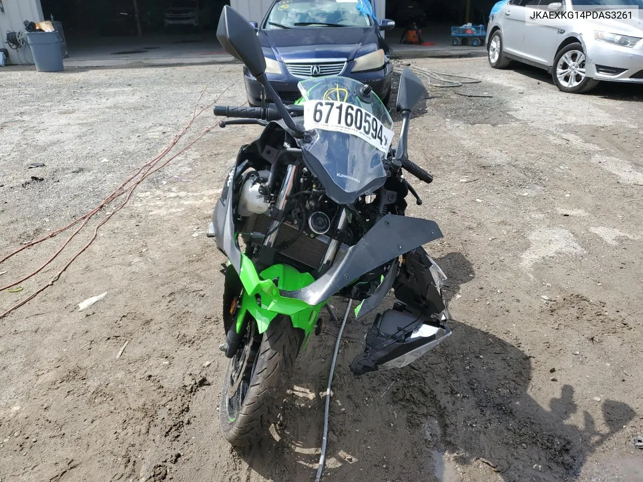 2023 Kawasaki Ex400 VIN: JKAEXKG14PDAS3261 Lot: 67160594