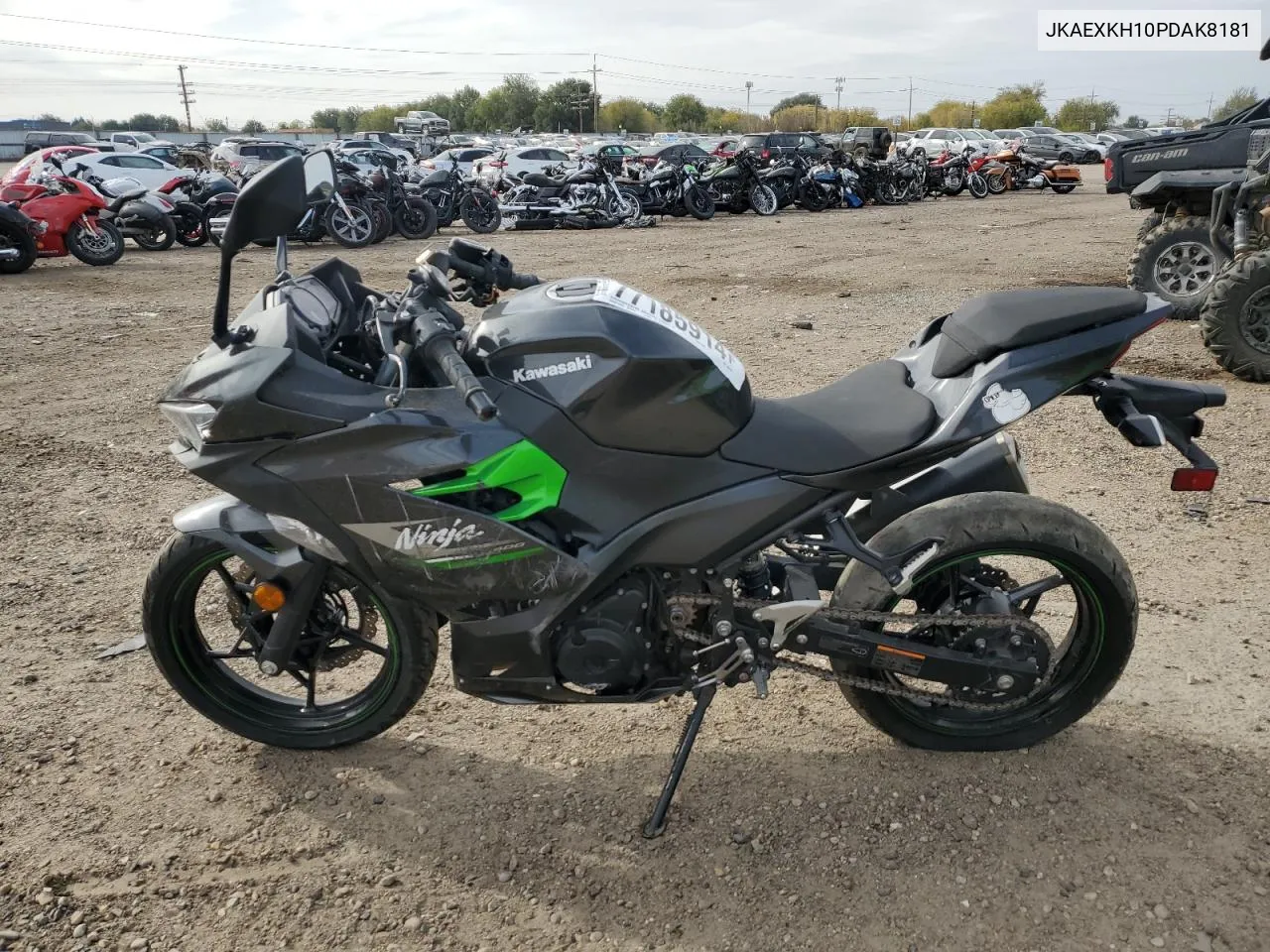 2023 Kawasaki Ex400 VIN: JKAEXKH10PDAK8181 Lot: 77185914