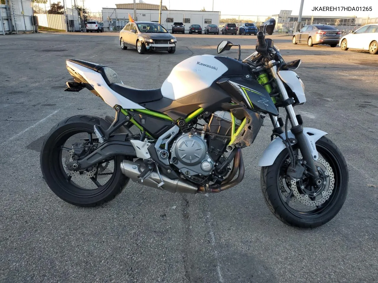 2017 Kawasaki Er650 H VIN: JKAEREH17HDA01265 Lot: 74960454