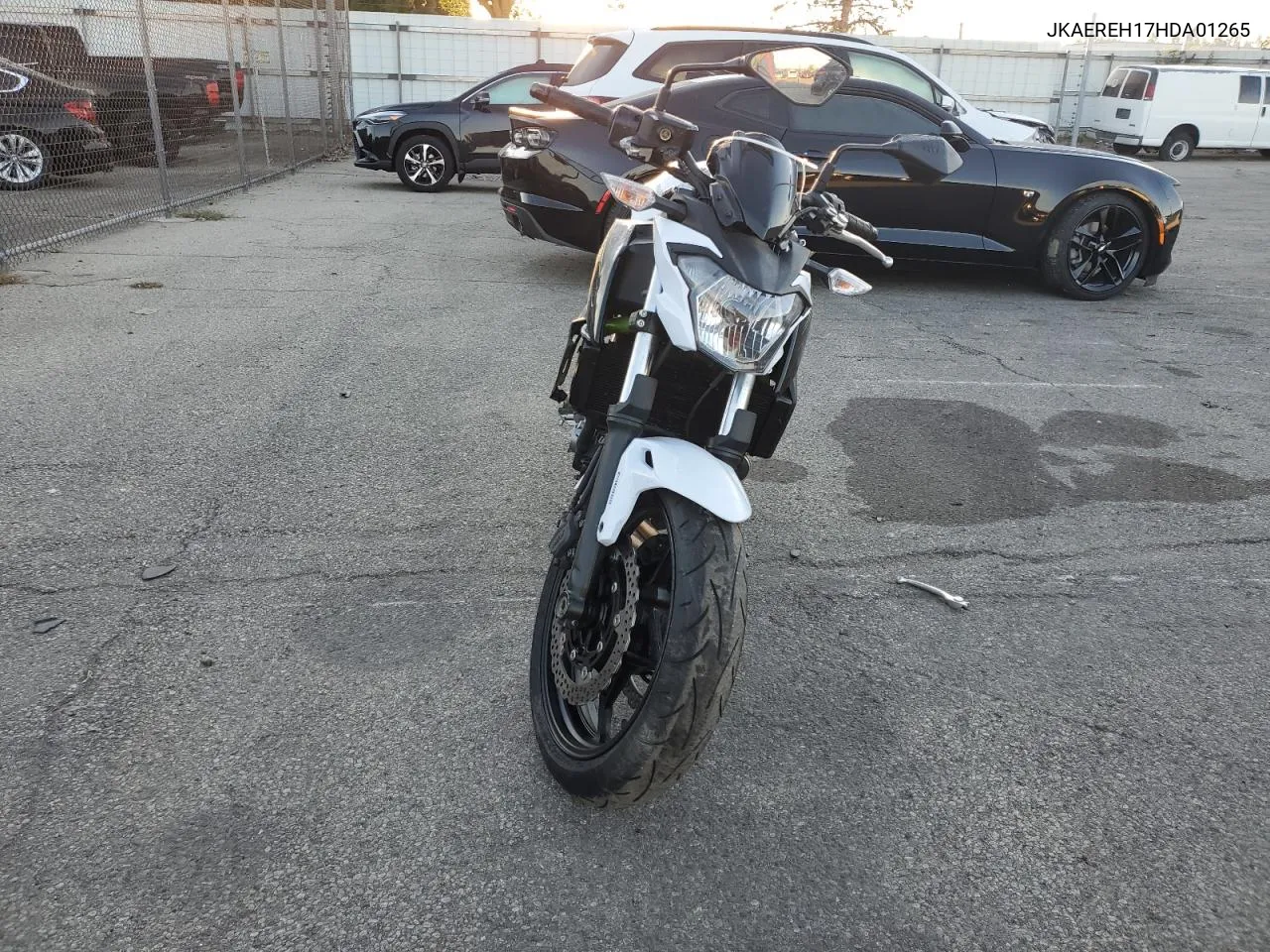 2017 Kawasaki Er650 H VIN: JKAEREH17HDA01265 Lot: 74960454