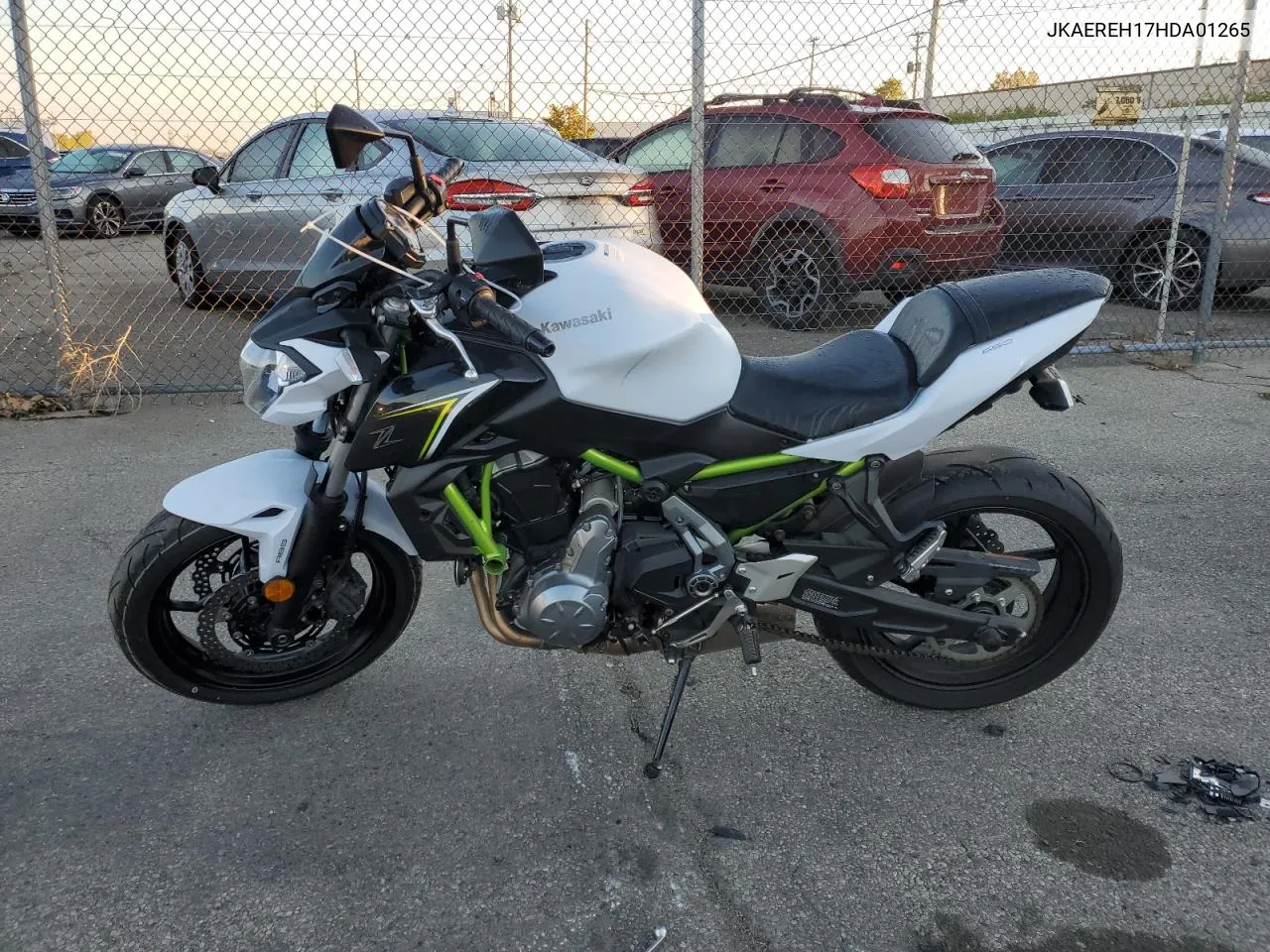 2017 Kawasaki Er650 H VIN: JKAEREH17HDA01265 Lot: 74960454