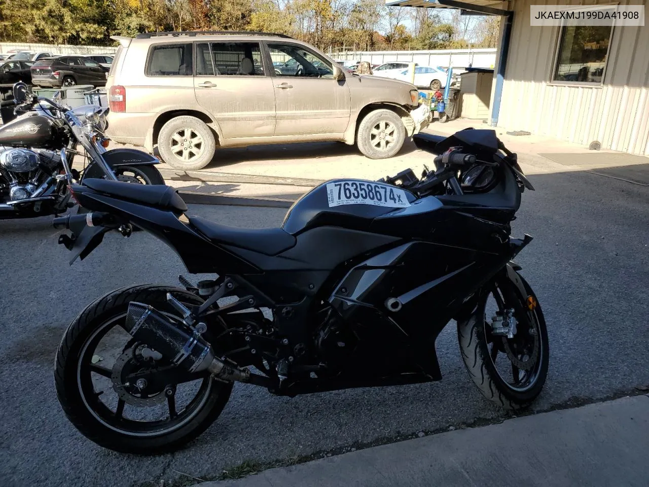 2009 Kawasaki Ex250 J VIN: JKAEXMJ199DA41908 Lot: 76358674