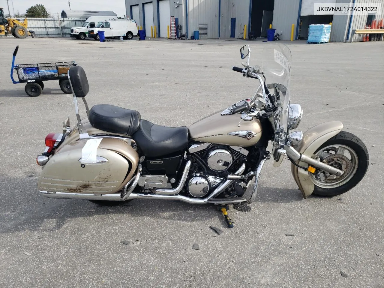 2002 Kawasaki Vn1500 L VIN: JKBVNAL172A014322 Lot: 75157954