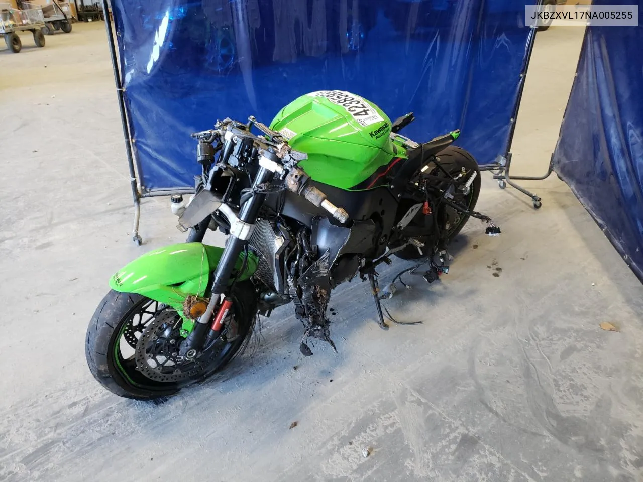 JKBZXVL17NA005255 2022 Kawasaki Zx1002 L