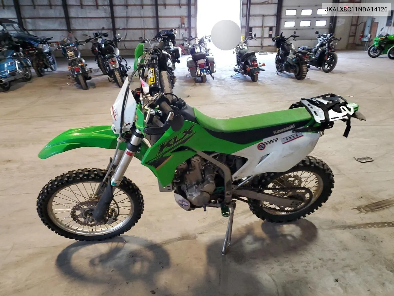 2022 Kawasaki Klx300 C VIN: JKALX8C11NDA14126 Lot: 75745344