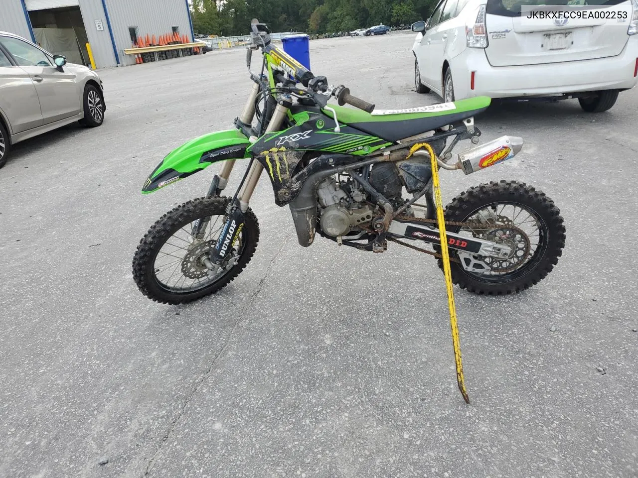 2014 Kawasaki Kx85 C VIN: JKBKXFCC9EA002253 Lot: 74066394